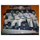 MANTLE / BERRA / FORD / DIMAGGIO 8"X10" W / CERT