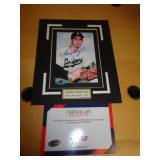 SANDY KOUFAX SIGNED 8X10 W CERT