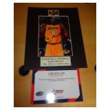 KOBE BRYANT SIGNED 8X10 W CERT
