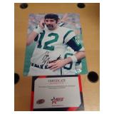 JOE NAMATH SIGNED 8X10 W CERT