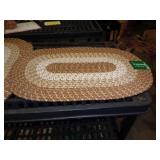 BROWN BRAIDED RUG 18X28