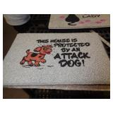 DOOR MAT DOG 27X18
