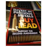BUY LEAD METAL SIGN 17X12