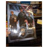 POLICE METAL SIGN 17X12