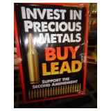 BUY LEAD METAL SIGN 17X12