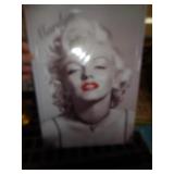 MARILYN METAL SIGN 17X12