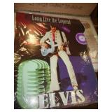 ELVIS METAL SIGN 17X12