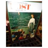 SAT EVE POST METAL SIGN 17X12