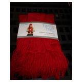 HAT / SCARF & GLOVE SET / RED