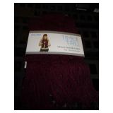 HAT / SCARF & GLOVE SET / BURGANDY