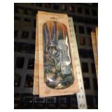 SMALLER METAL THERMOMETER / WOLF