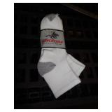 3 PAIR WINCHESTER WHITE SOCKS SZ 10-13