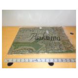 PASKMINA SCARF GREEN & GOLD