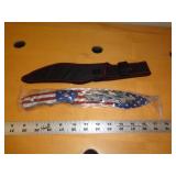 AMERICAN FLAG FREEDOM HUNTING KNIFE
