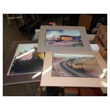 3 RAILROAD PRINTS
