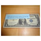 1957 BLUE SEAL SILVER CERTIFICATE