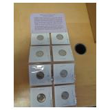 8 UNC. ROOSEVELT DIMES