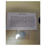 1883 "NO CENTS" V - NICKEL