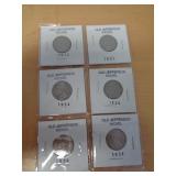 6 - OLD JEFFERSON NICKELS