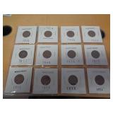 12 - OLD WHEAT PENNYS