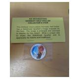 2006 ENAMELED HALF DOLLAR / STATE QUARTER FRONT