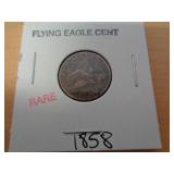 1858 FLYING EAGLE CENT