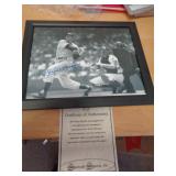 DIMAGGIO 8X10 FRAMED W CERT