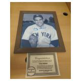 BERRA 8X10 FRAMED W CERT