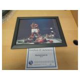 ALI 8X10 FRAMED W CERT