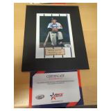 MANTLE 8X10 PIC W CERT