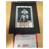 MANTLE 8X10 PIC W CERT
