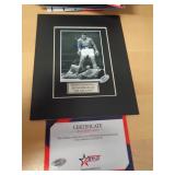 ALI 8X10 PIC W CERT
