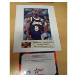 KOBE BRYANT 8X10 PIC W CERT