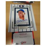 MANTLE 8X10 PIC W CERT