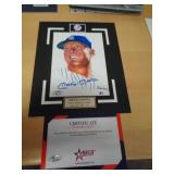 MANTLE 8X10 PIC W CERT