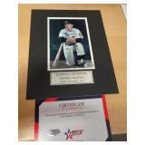 MANTLE 8X10 PIC W CERT