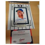 MANTLE 8X10 PIC W CERT