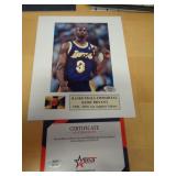 KOBE BRYANT 8X10 PIC W CERT