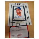 MANTLE 8X10 PIC W CERT