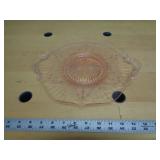 PINK DEPRESSION GLASS SERVER