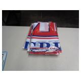 STACK OF 11 TRUMP FLAGS