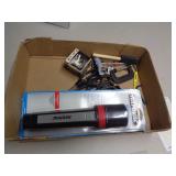 LOT OF SCISSORS & FLASHLIGHT