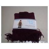 HAT / GLOVES / SCARF SET - BURGANDY