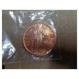1 OZ COPPER ROUND - STANDING LIBERTY