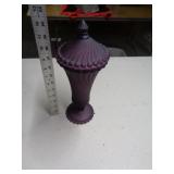 PURPLE GLASS COMPOTE