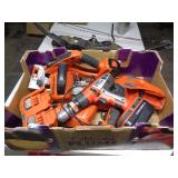 LOT OF BLACK & DECKER TOOLS / UNTESTED