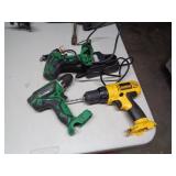 3 DRILLS / NO BATTERIES