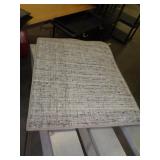 24" X 36" -  GRAY & WHITE RUG