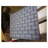 24" X 36" -  BLACK / BLUE / GRAY RUG