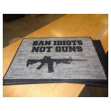 18" X 26" DOOR MAT - BAN IDIOTS